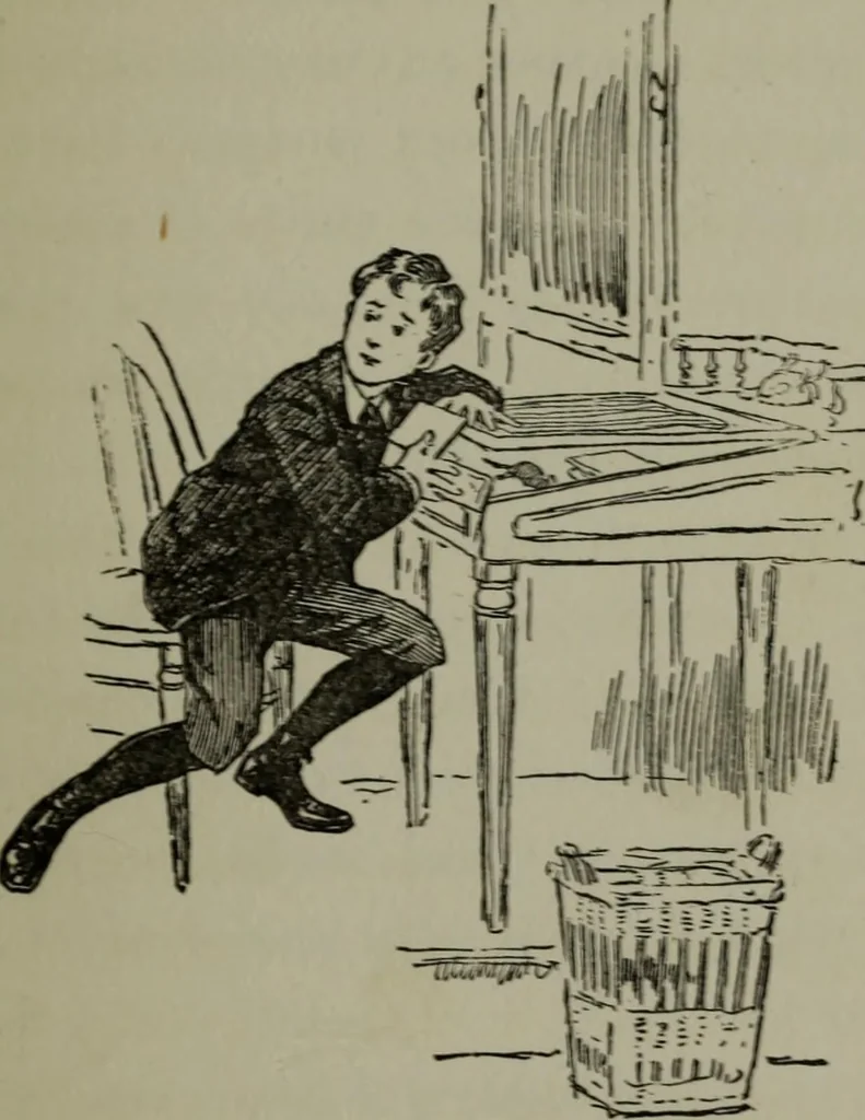 An illustration from Pinkey Perkins, just a boy, 1905, leaf 78