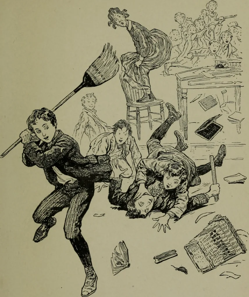 An illustration from Pinkey Perkins, just a boy, 1905, leaf 84