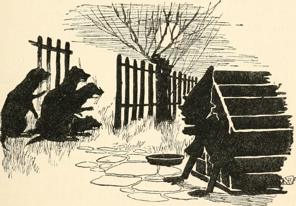 An illustration from Pinocchio : the tale of a puppet, 1911, leaf 162