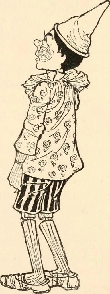 An illustration from Pinocchio : the tale of a puppet, 1911, leaf 165