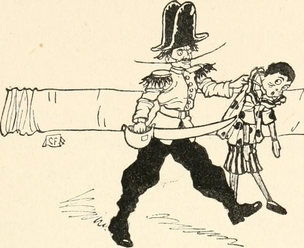 An illustration from Pinocchio : the tale of a puppet, 1911, leaf 198