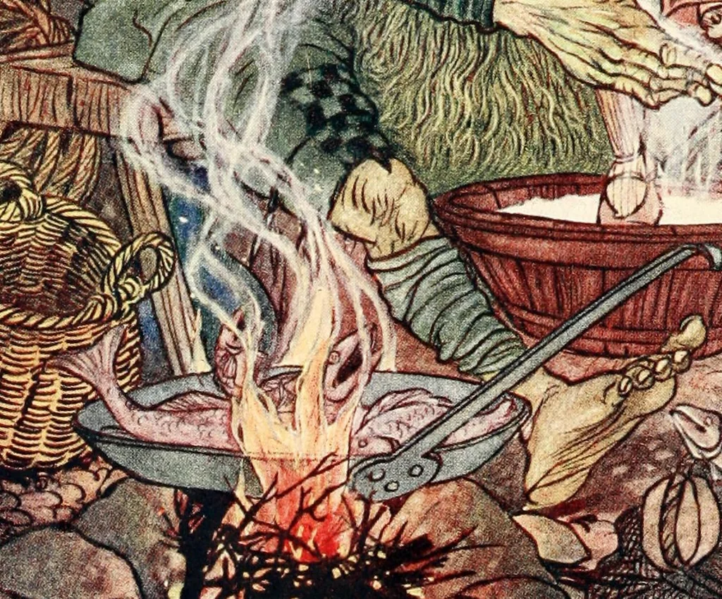 An illustration from Pinocchio : the tale of a puppet, 1911, leaf 215