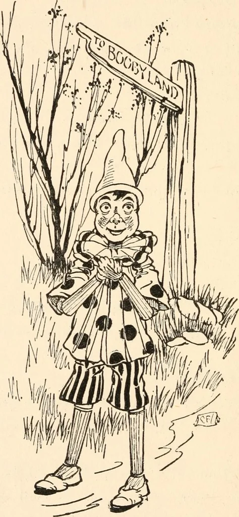 An illustration from Pinocchio : the tale of a puppet, 1911, leaf 239