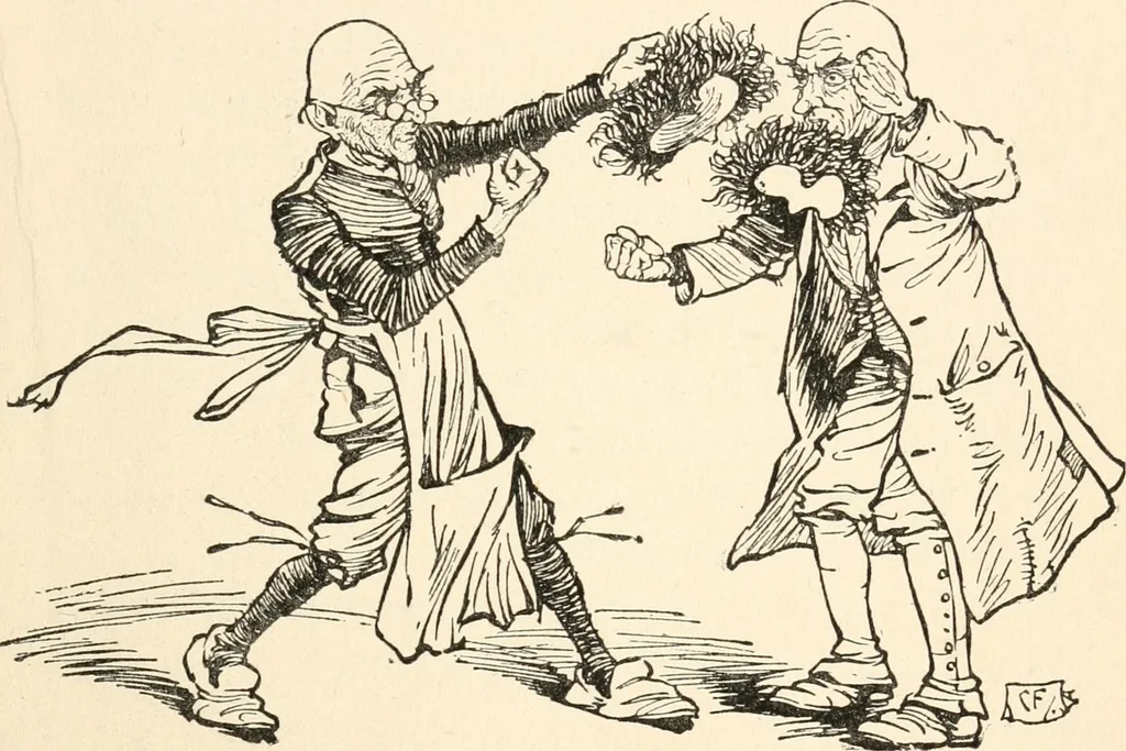An illustration from Pinocchio : the tale of a puppet, 1911, leaf 30