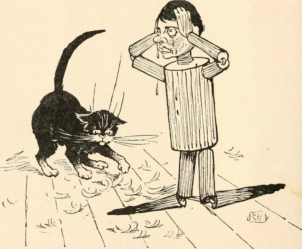 An illustration from Pinocchio : the tale of a puppet, 1911, leaf 59