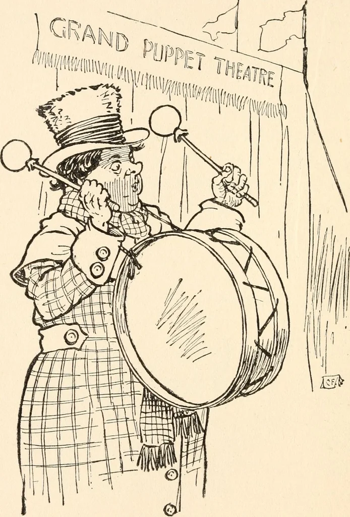 An illustration from Pinocchio : the tale of a puppet, 1911, leaf 69