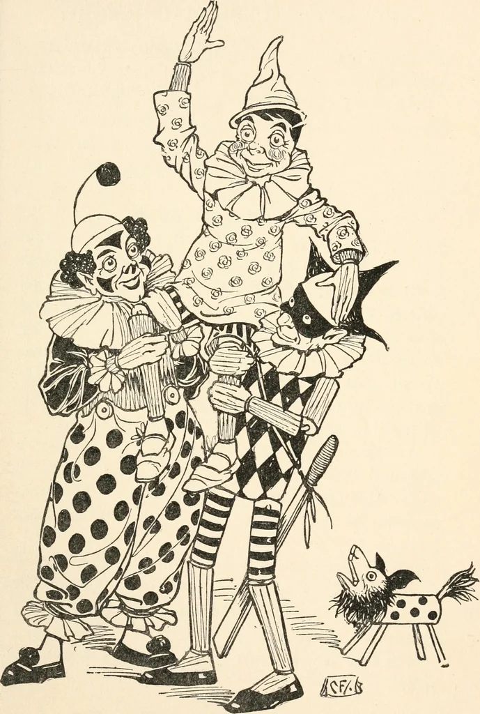 An illustration from Pinocchio : the tale of a puppet, 1911, leaf 78