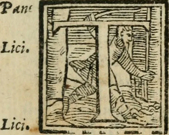 An illustration from Gli ingiusti sdegni. Comedia, 1560, leaf 26