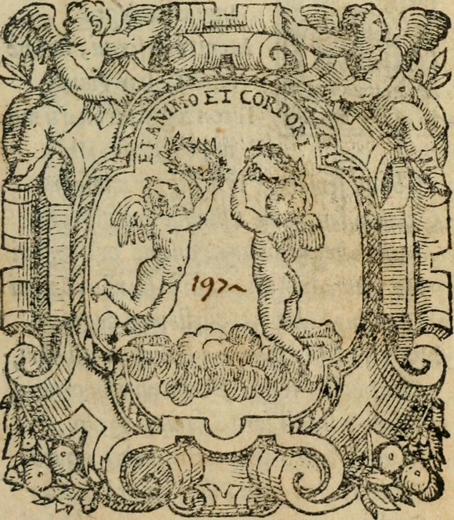 An illustration from Gli ingiusti sdegni. Comedia, 1560, leaf 4