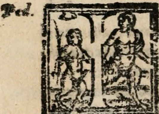 An illustration from Gli ingiusti sdegni. Comedia, 1560, leaf 71