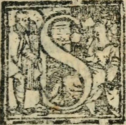An illustration from Gli ingiusti sdegni. Comedia, 1560, leaf 8