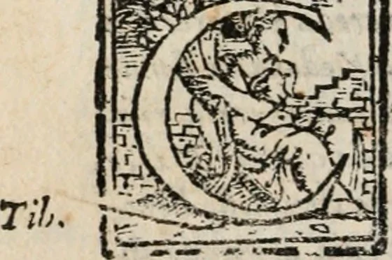An illustration from Gli ingiusti sdegni. Comedia, 1560, leaf 93