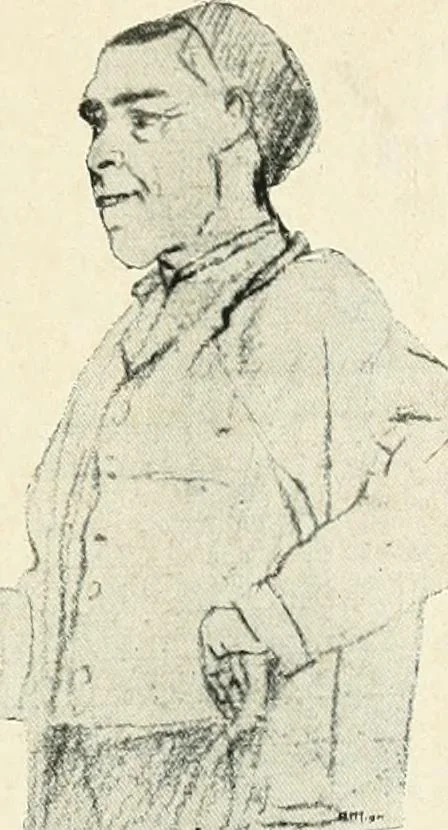 An illustration from Pintores e poetas de rilhafolles, 1900, leaf 68