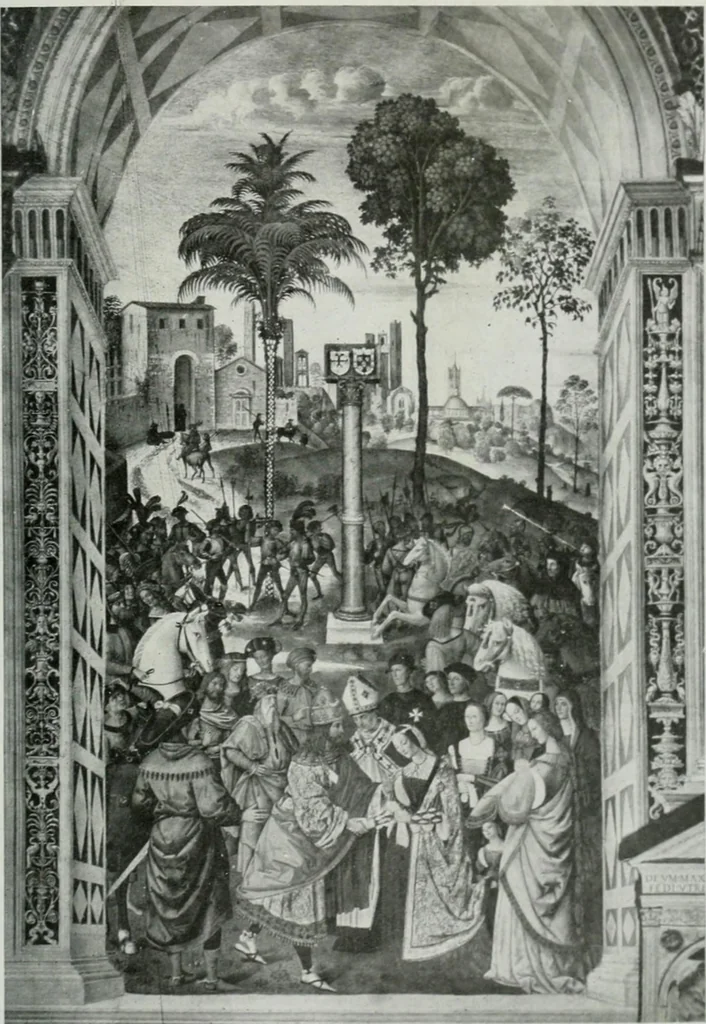 An illustration from Pinturicchio : biographie critique, 1908, leaf 94