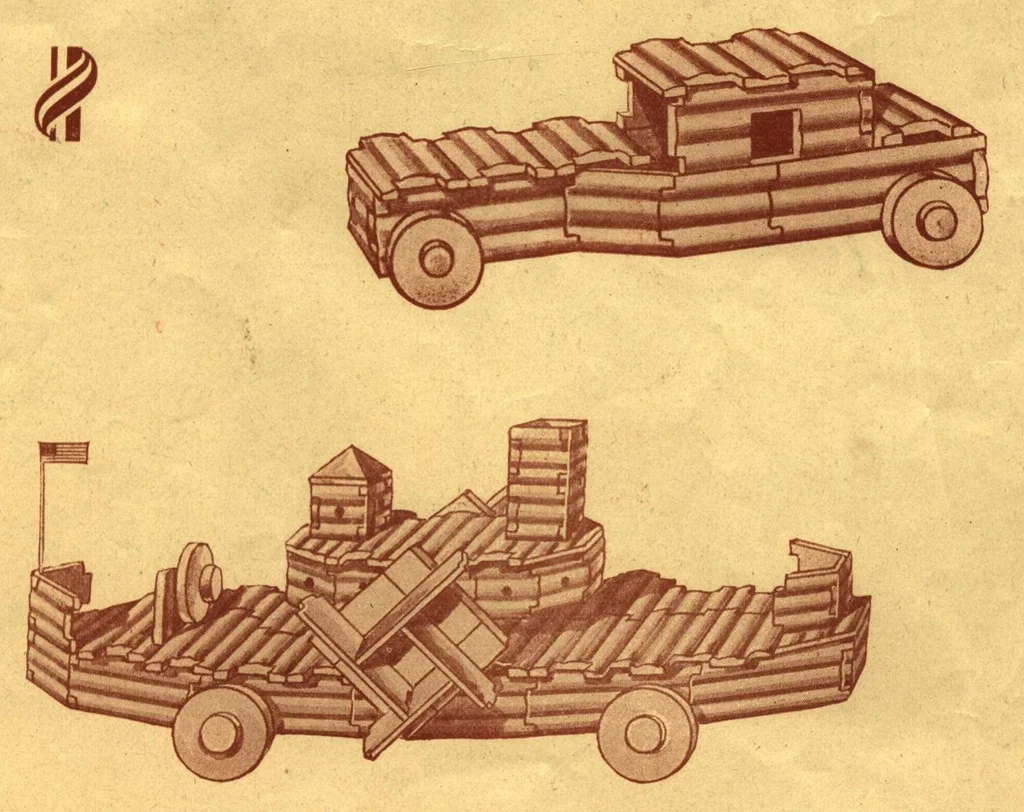 An illustration from Boys and girls pioneer builders., 1930, leaf 3