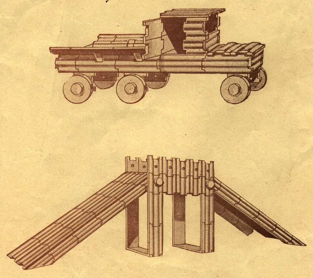 An illustration from Boys and girls pioneer builders., 1930, leaf 4