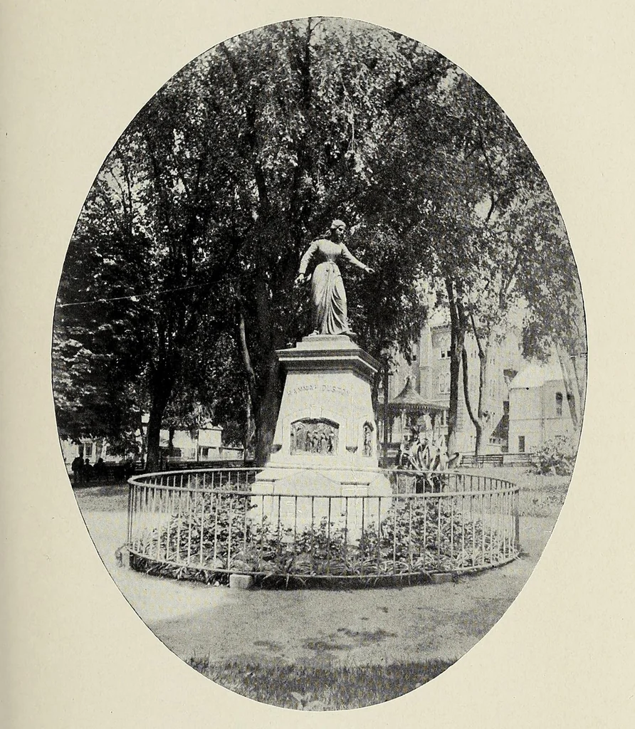 An illustration from The pioneer mothers of America; a record of the more notable women of the early days of the country, and particularly of the colonial and revolutionary periods, by Harry Clinton Green and Mary Wolcott Green .., 1912, leaf 409