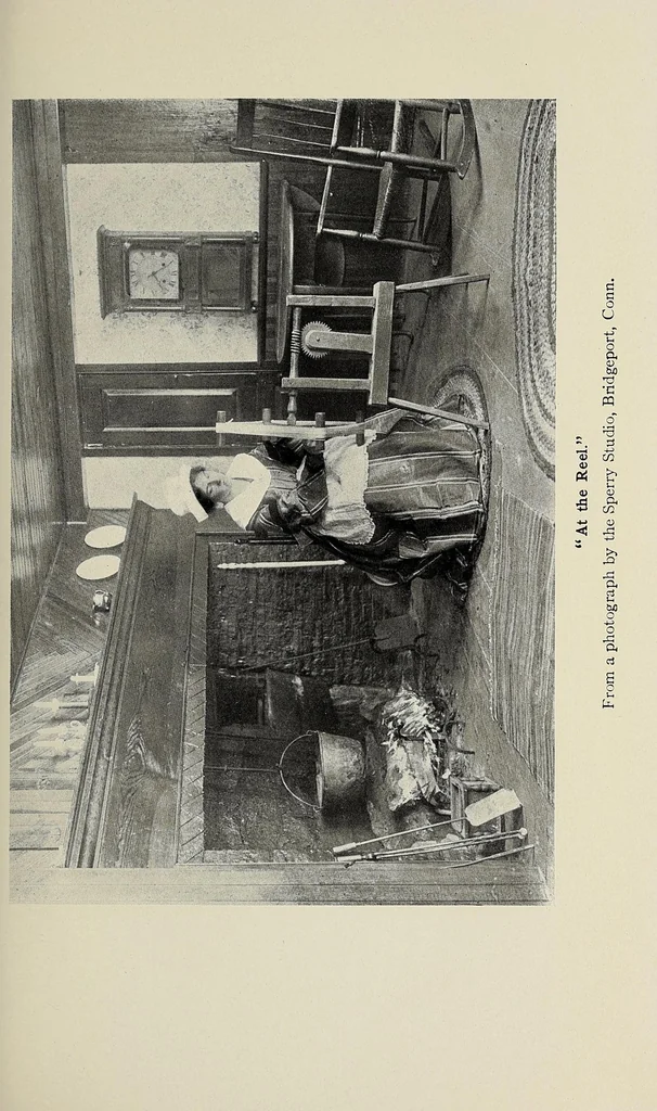 An illustration from The pioneer mothers of America; a record of the more notable women of the early days of the country, and particularly of the colonial and revolutionary periods, by Harry Clinton Green and Mary Wolcott Green .., 1912, leaf 39