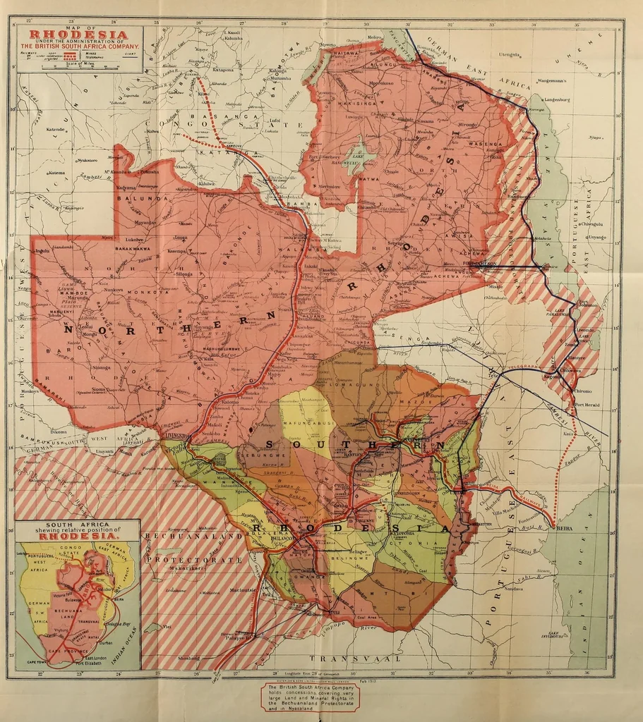 An illustration from The pioneers of Mashonaland : (men who made Rhodeia), 1914, leaf 233