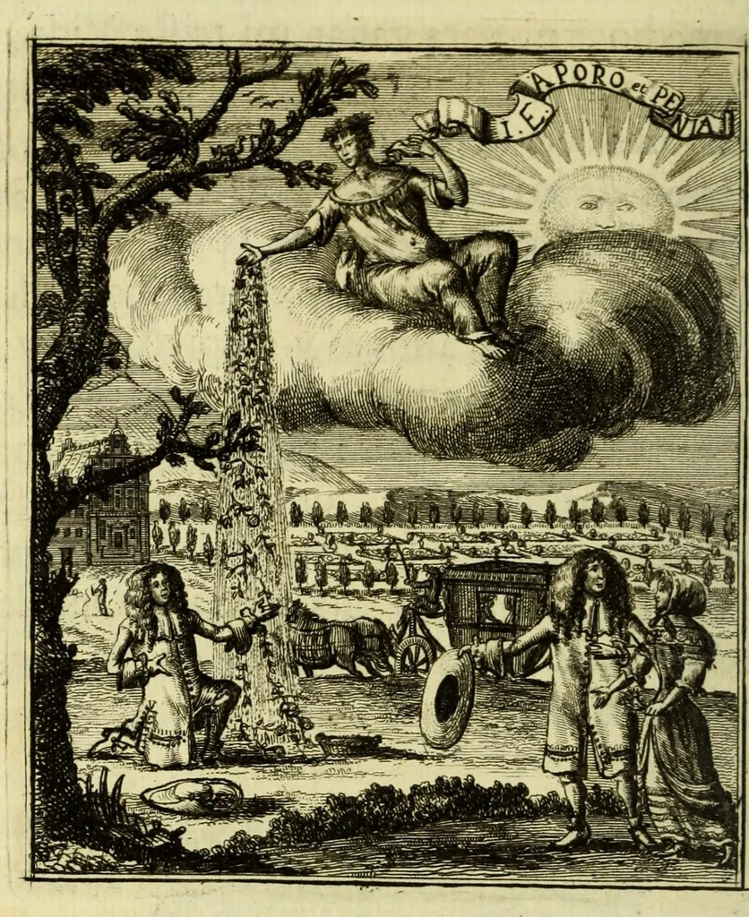 An illustration from Piratas de la America, : y luz à la defensa de las costas de Indias Occidentales. ..., 1681, leaf 94