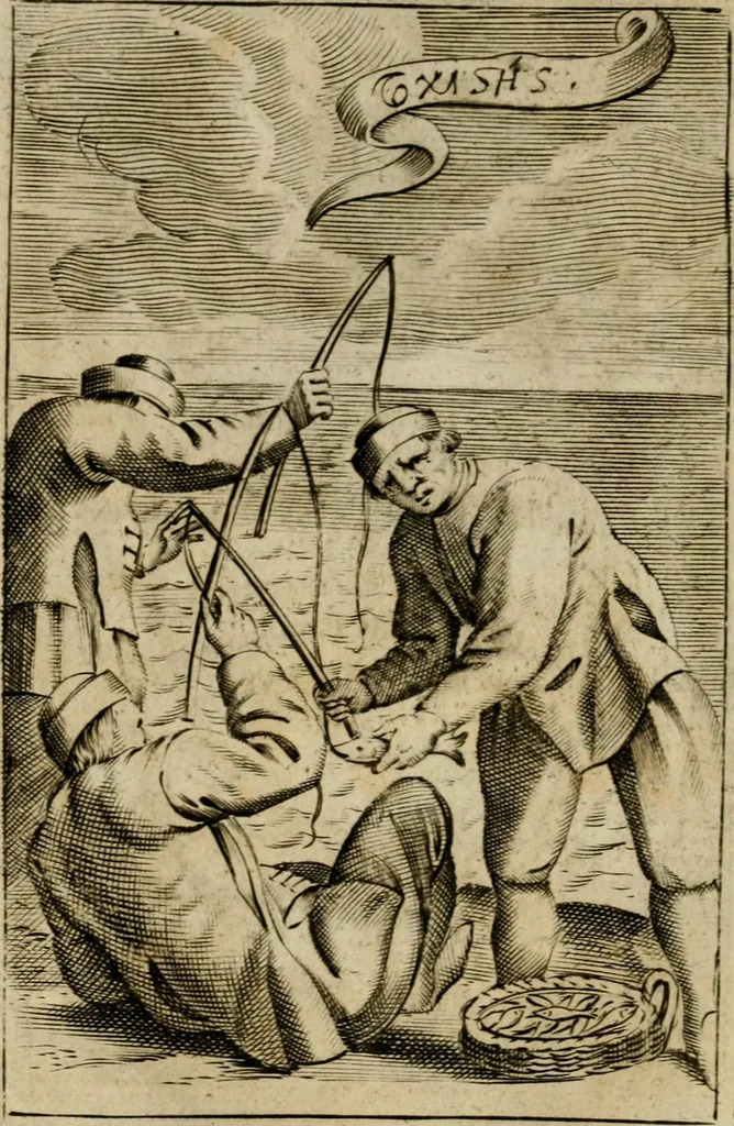 An illustration from Piscatio philosophica : Excellentiae Ill[ustrissi]me ac Reuerendissime D.D. Georgii Cornelii, Ecclesie Patauine Episcopi dicata, 1662, leaf 19