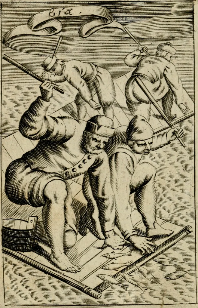 An illustration from Piscatio philosophica : Excellentiae Ill[ustrissi]me ac Reuerendissime D.D. Georgii Cornelii, Ecclesie Patauine Episcopi dicata, 1662, leaf 21
