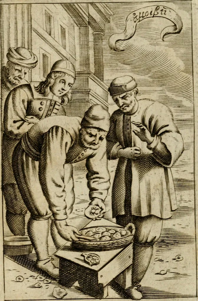 An illustration from Piscatio philosophica : Excellentiae Ill[ustrissi]me ac Reuerendissime D.D. Georgii Cornelii, Ecclesie Patauine Episcopi dicata, 1662, leaf 35