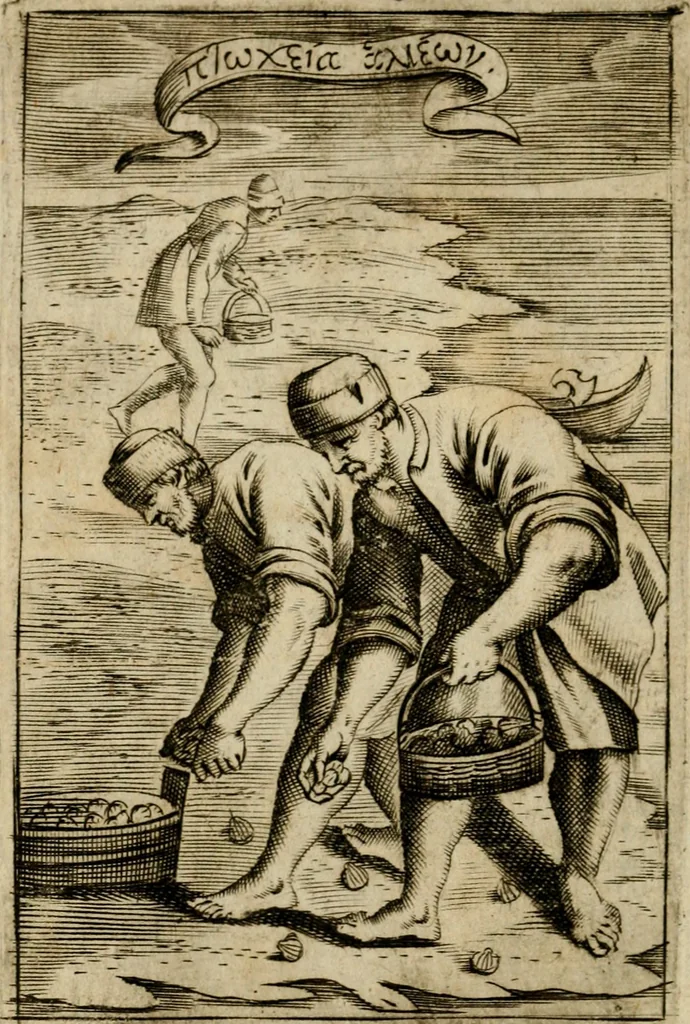 An illustration from Piscatio philosophica : Excellentiae Ill[ustrissi]me ac Reuerendissime D.D. Georgii Cornelii, Ecclesie Patauine Episcopi dicata, 1662, leaf 41