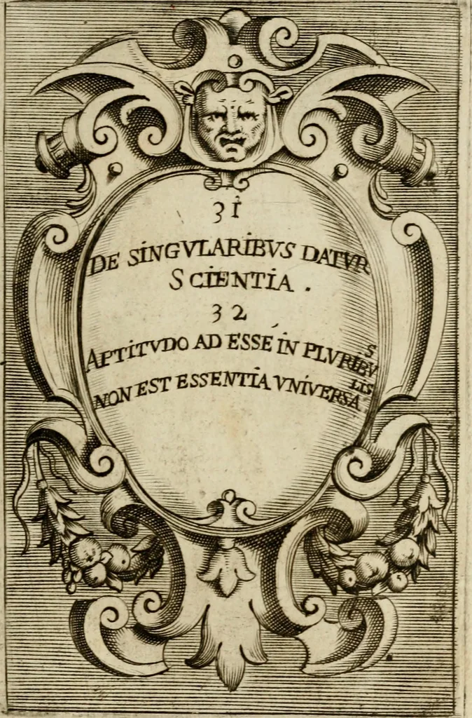 An illustration from Piscatio philosophica : Excellentiae Ill[ustrissi]me ac Reuerendissime D.D. Georgii Cornelii, Ecclesie Patauine Episcopi dicata, 1662, leaf 42