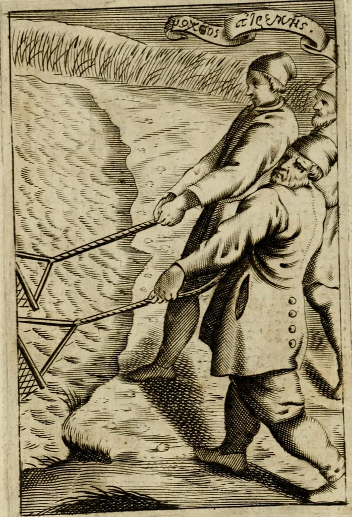 An illustration from Piscatio philosophica : Excellentiae Ill[ustrissi]me ac Reuerendissime D.D. Georgii Cornelii, Ecclesie Patauine Episcopi dicata, 1662, leaf 47