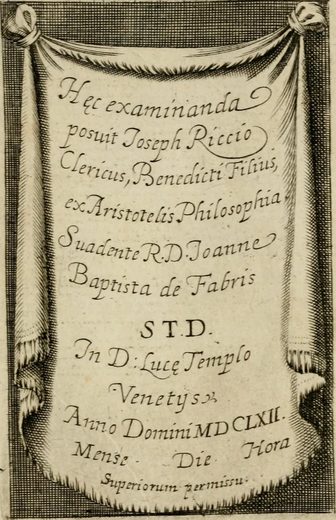 An illustration from Piscatio philosophica : Excellentiae Ill[ustrissi]me ac Reuerendissime D.D. Georgii Cornelii, Ecclesie Patauine Episcopi dicata, 1662, leaf 52