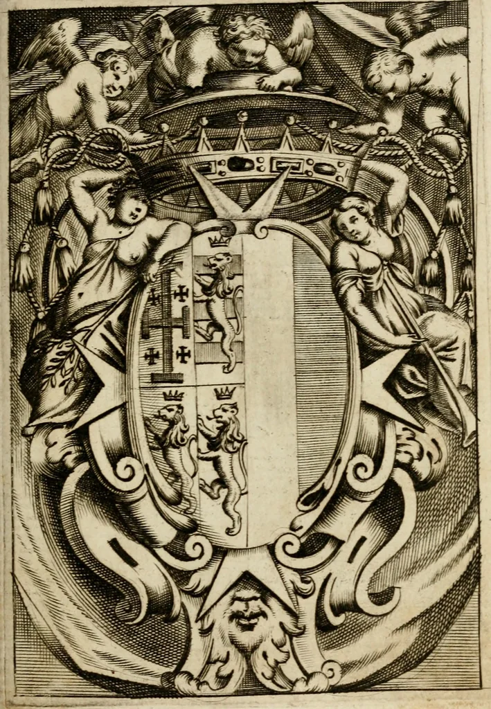 An illustration from Piscatio philosophica : Excellentiae Ill[ustrissi]me ac Reuerendissime D.D. Georgii Cornelii, Ecclesie Patauine Episcopi dicata, 1662, leaf 8