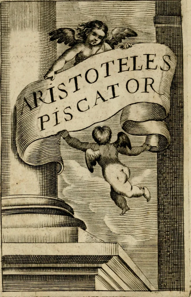 An illustration from Piscatio philosophica : Excellentiae Ill[ustrissi]me ac Reuerendissime D.D. Georgii Cornelii, Ecclesie Patauine Episcopi dicata, 1662, leaf 9