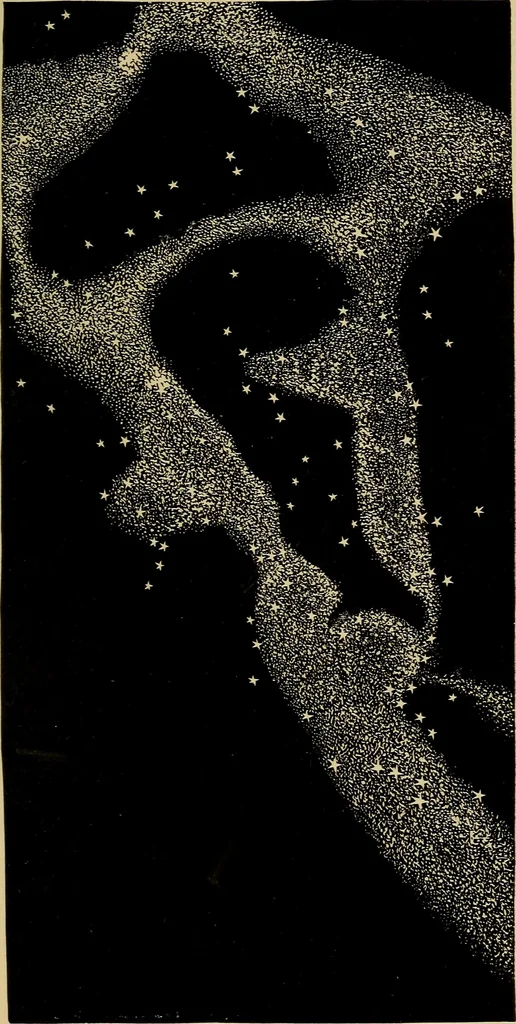 An illustration from The pith of astronomy <without mathematics>; the latest facts and figures as developed by the giant telescopes;, 1896, leaf 162