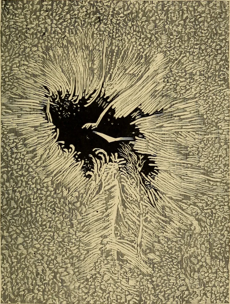 An illustration from The pith of astronomy <without mathematics>; the latest facts and figures as developed by the giant telescopes;, 1896, leaf 34