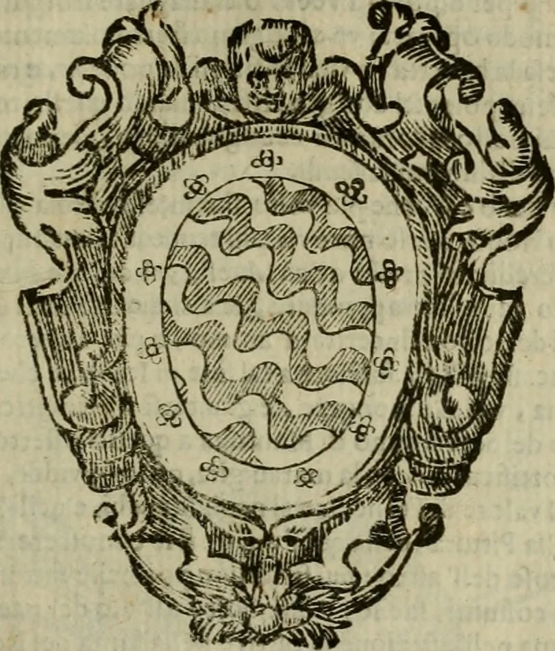 An illustration from Felsina pittrice : vite de pittori bolognesi, 1678, leaf 182