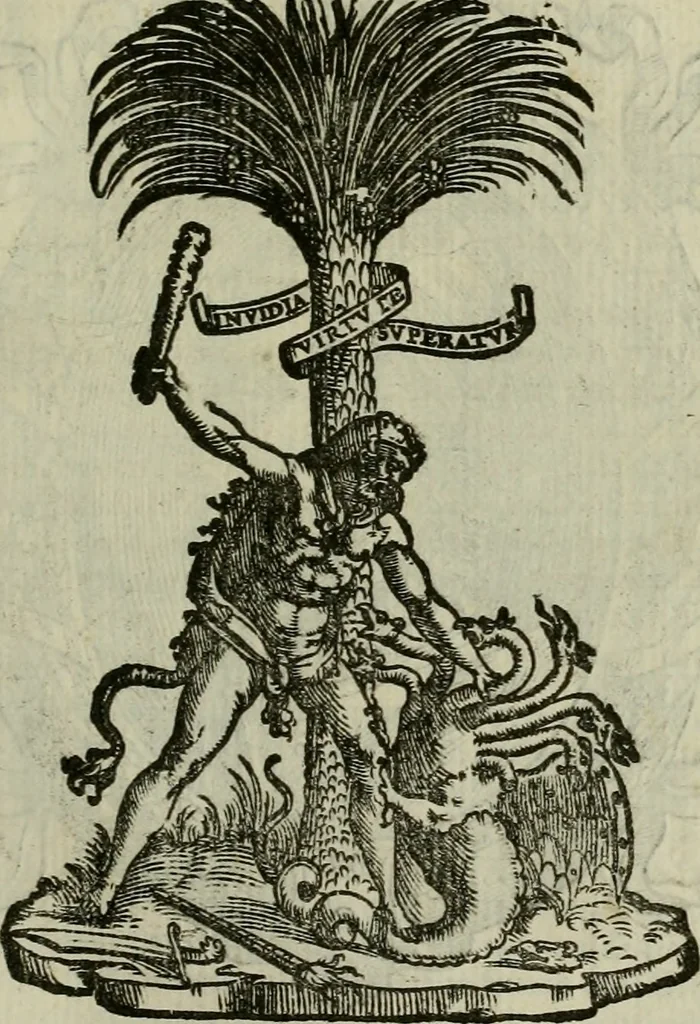 An illustration from Felsina pittrice : vite de pittori bolognesi, 1678, leaf 268