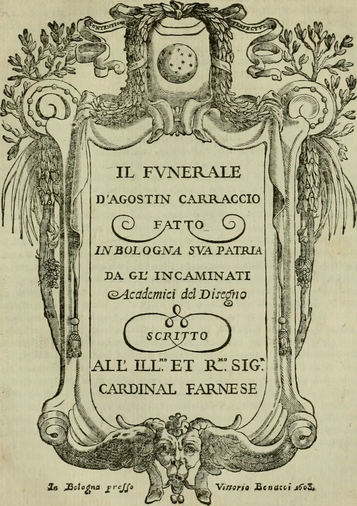 An illustration from Felsina pittrice : vite de pittori bolognesi, 1678, leaf 428