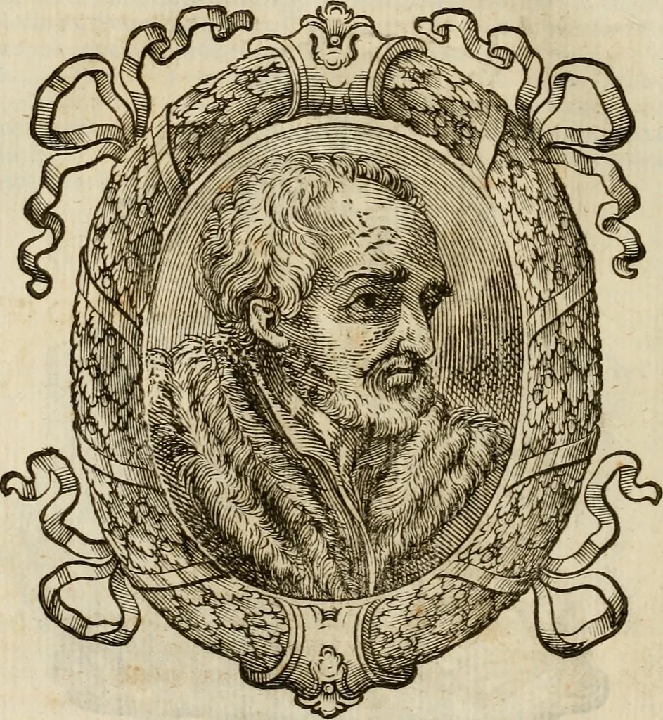 An illustration from Felsina pittrice : vite de pittori bolognesi, 1678, leaf 555