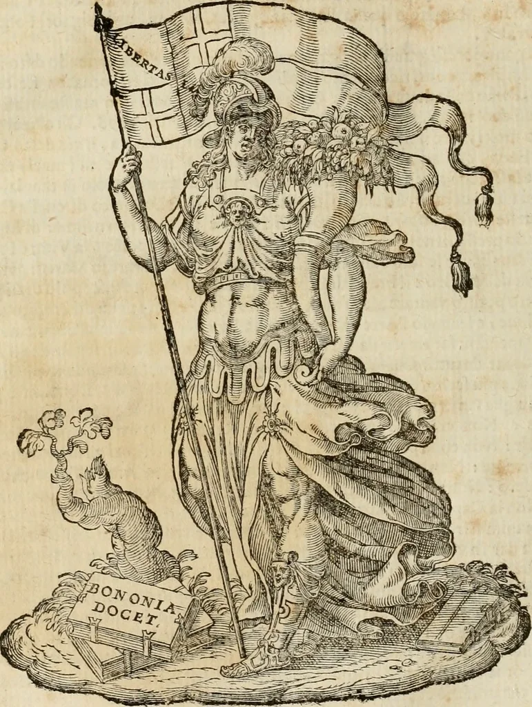 An illustration from Felsina pittrice : vite de pittori bolognesi, 1678, leaf 57