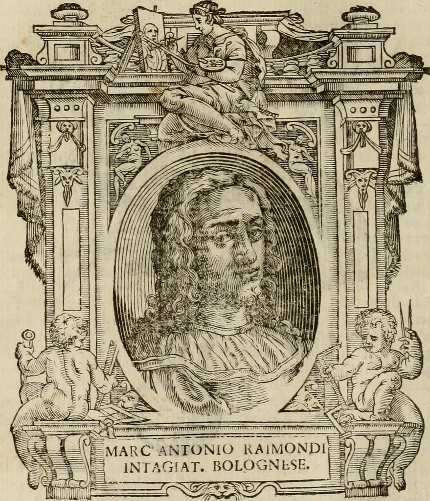 An illustration from Felsina pittrice : vite de pittori bolognesi, 1678, leaf 83