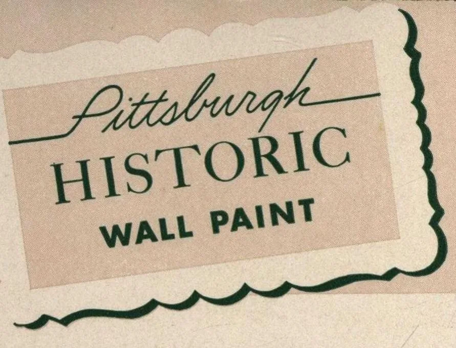 An illustration from Pittsburgh historic wall paint : (eggshell enamel finish), 1930, leaf 1