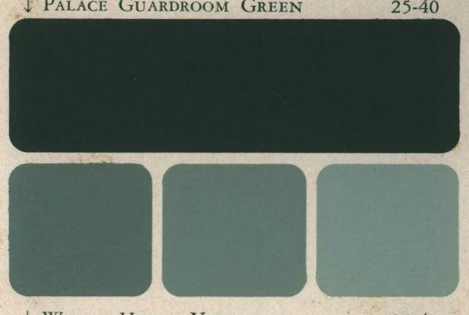 An illustration from Pittsburgh historic wall paint : (eggshell enamel finish), 1930, leaf 4