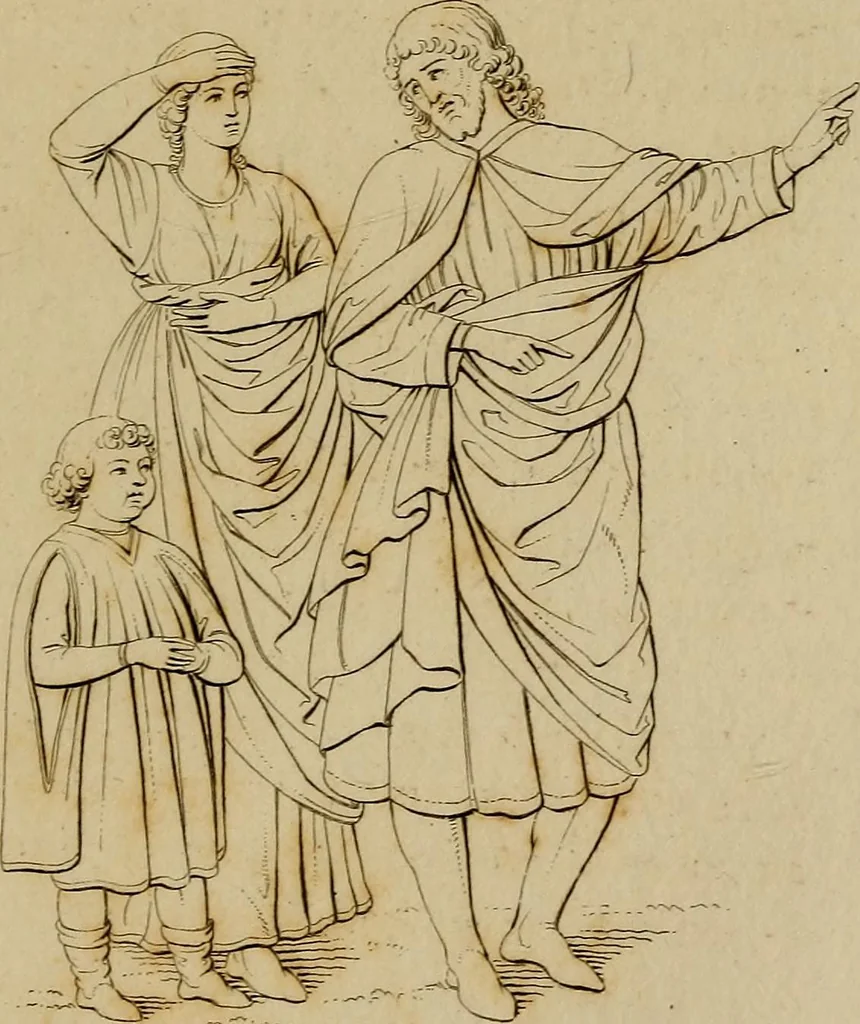 An illustration from Descrizione delle pitture del Campo santo di Pisa, coll' indicazione dei monumenti ivi racolti, 1816, leaf 200