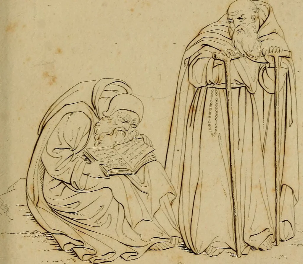 An illustration from Descrizione delle pitture del Campo santo di Pisa, coll' indicazione dei monumenti ivi racolti, 1816, leaf 44