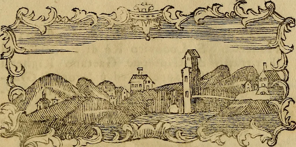 An illustration from Le pitture di Cento e le vite in compendio di varj incisori e pittori della stessa città, 1768, leaf 10