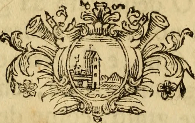 An illustration from Le pitture di Cento e le vite in compendio di varj incisori e pittori della stessa città, 1768, leaf 5