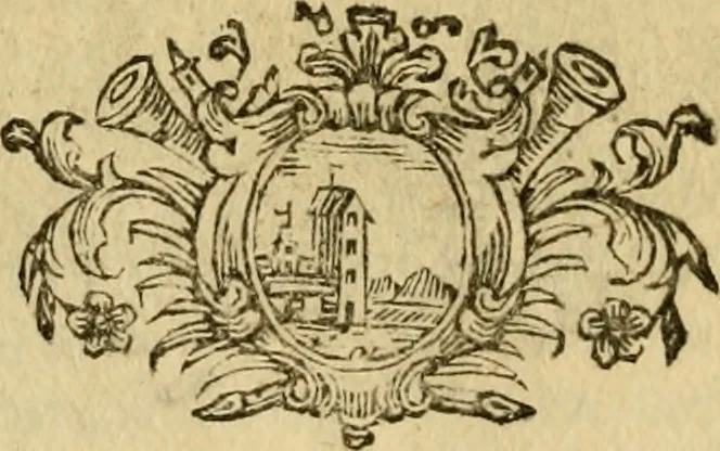 An illustration from Le pitture di Cento e le vite in compendio di varj incisori e pittori della stessa città, 1768, leaf 55