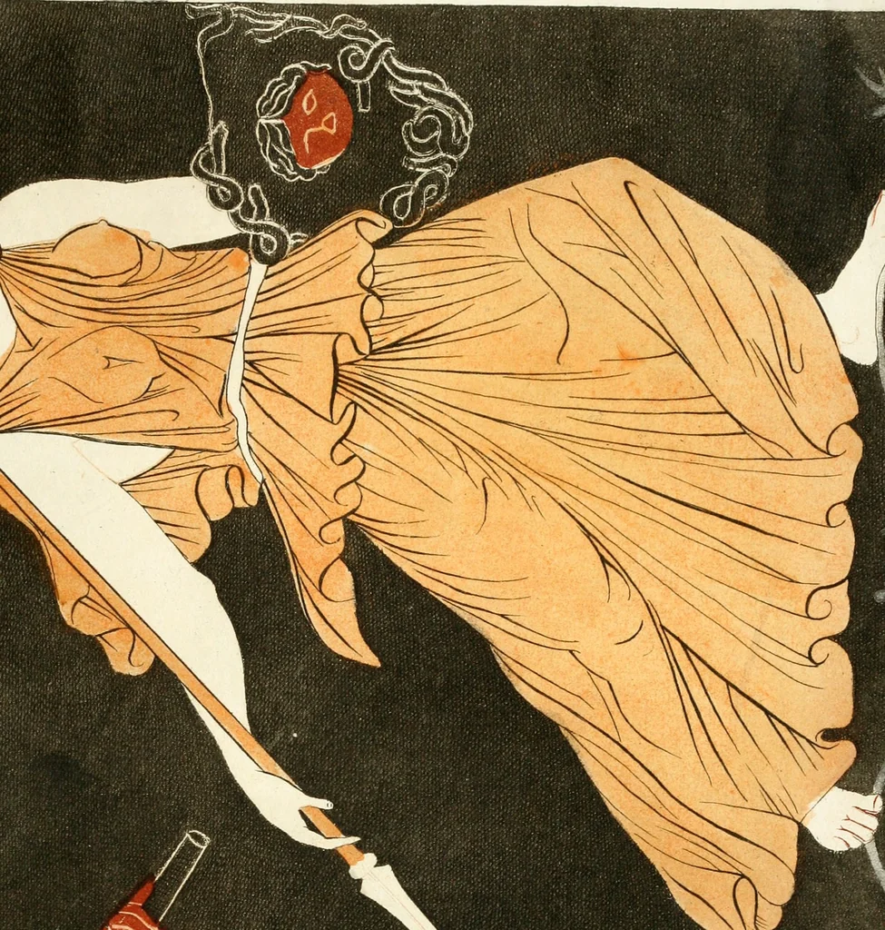 An illustration from Pitture di vasi fittili, esibite dal cav. F. Inghirami per servire di studio alla mitologia ed all storia degli antichi popoli, 1838, leaf 162