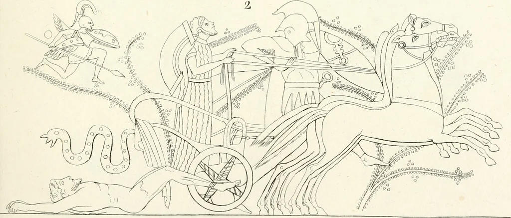 An illustration from Pitture di vasi fittili, esibite dal cav. F. Inghirami per servire di studio alla mitologia ed all storia degli antichi popoli, 1838, leaf 170